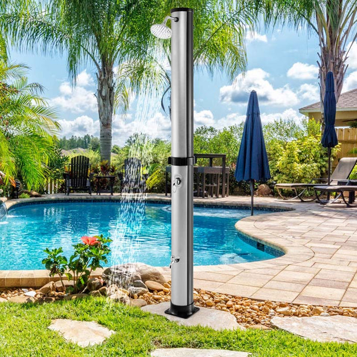 7.2 FT 10 Gallon SolarHeated Outdoor Shower Sale, Price & Reviews