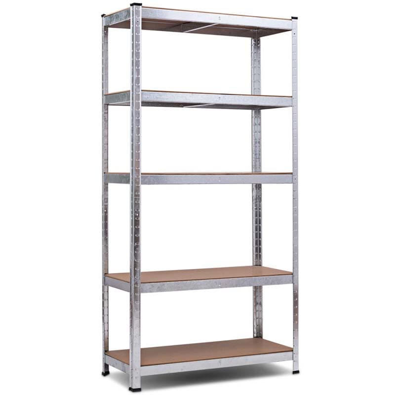 72" x 16" x 36" 5-Tier Storage Shelves Garage Shelving Units Adjustable Tool Utility Shelves Metal Storage Racks