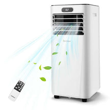8000 BTU 3-in-1 Portable Air Conditioner Air Cooler Fan Dehumidifier with Remote, 24H Timer, Child Lock
