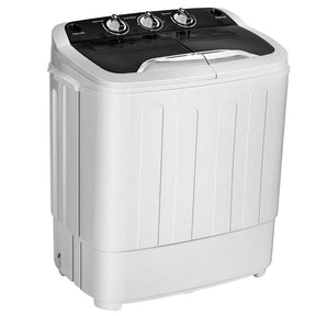 13 LBS Portable Washing Machine, Twin Tub Top Load Washer Dryer Combo for Rv Apartment Dorm