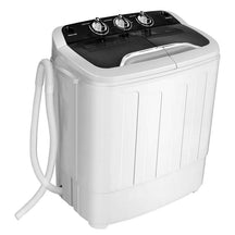 13 LBS Portable Washing Machine, Twin Tub Top Load Washer Dryer Combo for Rv Apartment Dorm