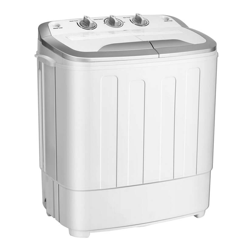 ZENY Portable Clothes Washing Machine Mini Twin Tub Washing Machine 13lbs  Capacity with Spin Dryer,Compact Washer and Dryer Combo Lightweight Small