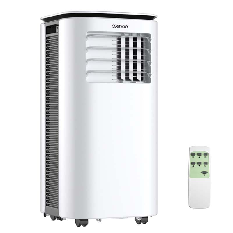 9000 BTU 3-in-1 Portable Air Conditioner Air Cooler Fan Dehumidifier with 4 Modes & 2 Speeds, 24H Timer