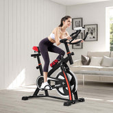 Indoor Exercise Bike with Electronic Meter