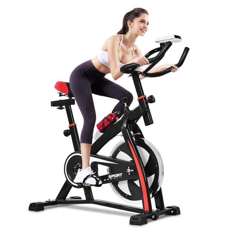 Indoor Exercise Bike with Electronic Meter