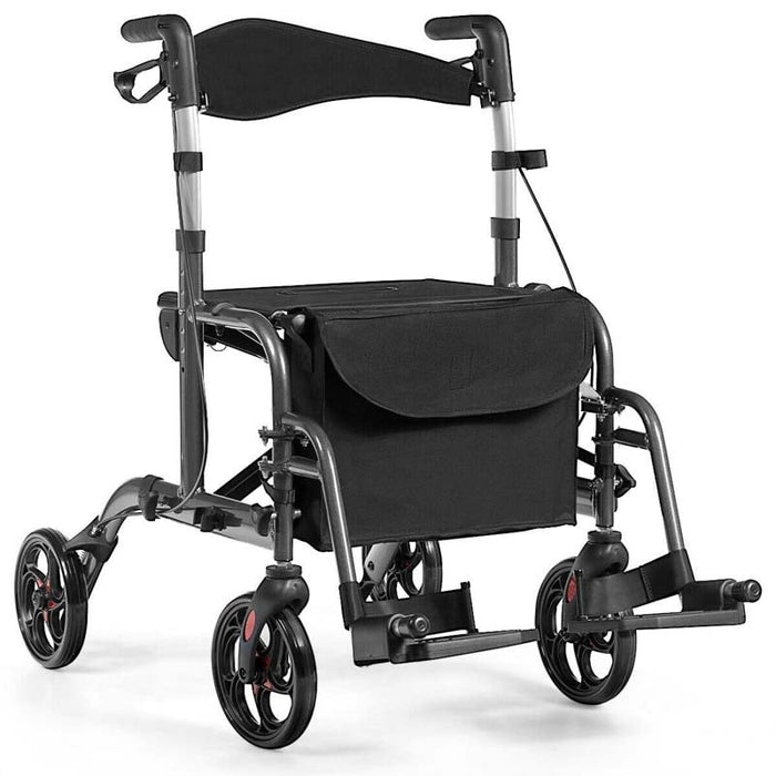 2 in 1 Folding Medical Walker Rollator Sale, Price & Reviews - Eletriclife