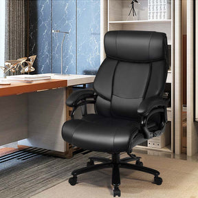 400 LBS Big & Tall Massage Office Chair PU Leather Executive Chair High Back Computer Desk Chair
