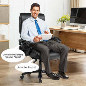 400 LBS Big & Tall Massage Office Chair PU Leather Executive Chair High Back Computer Desk Chair