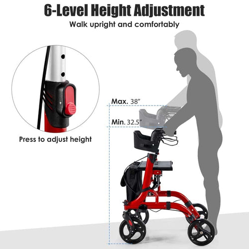 Folding Rollator Walker with 8 inch Wheels Sale, Price & Reviews ...