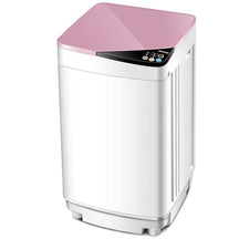 7.7 lbs Full-Automatic Washing Machine Portable Washer & Spin Dryer Built-in Germicidal UV Light & Drain Pump
