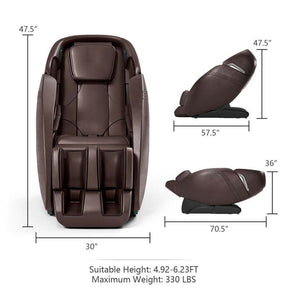 Canada Only - SL Track Full Body Zero Gravity Heated Massage Chair with Negative Ion Generators