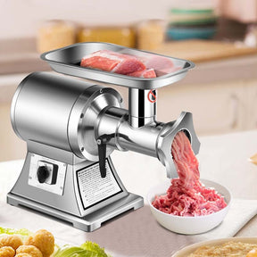 Heavy Duty 550LB/h 1100W Commercial Grade Meat Grinder Stainless Steel Electric Food Grinder Processer