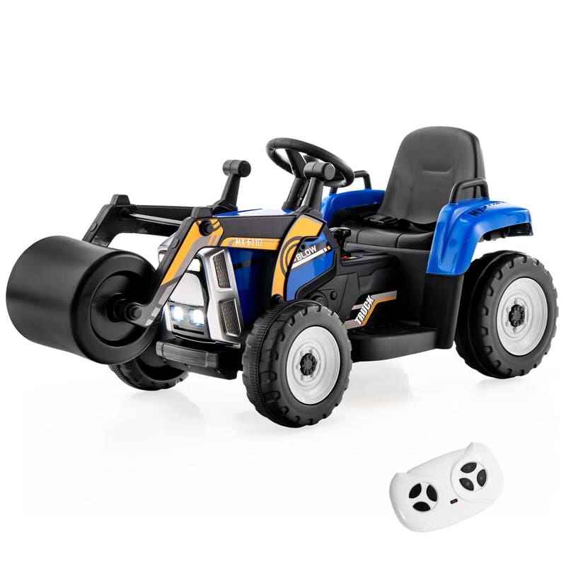 Canada Only - 12V Kids Ride On Road Roller with Drum Roller