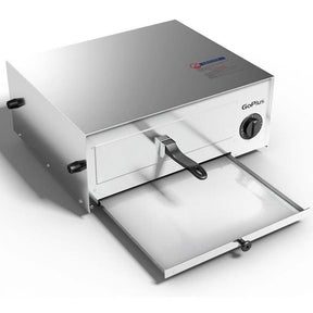 12" Commercial Pizza Oven Countertop, Stainless Steel Electric Pizza Maker & Baker, Snack Oven