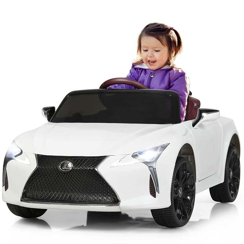 Licensed Lexus LC500 Kids Ride on Car, 12V Battery Powered Electric Vehicle Riding Toy Car with Remote Control