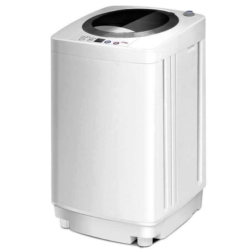 8 LBS 2-in-1 Portable Washing Machine with Drain Pump, Top Load Washer Dryer Combo for RV Dorm Apartment
