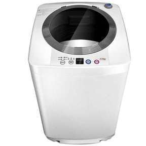 8 LBS 2-in-1 Portable Washing Machine with Drain Pump, Top Load Washer Dryer Combo for RV Dorm Apartment