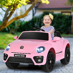 Canada Only - 12V Licensed Volkswagen Beetle Ride-on Car with Remote