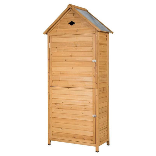 70 Inch Wood Outdoor Storage Shed Sale, Price & Reviews - Eletriclife