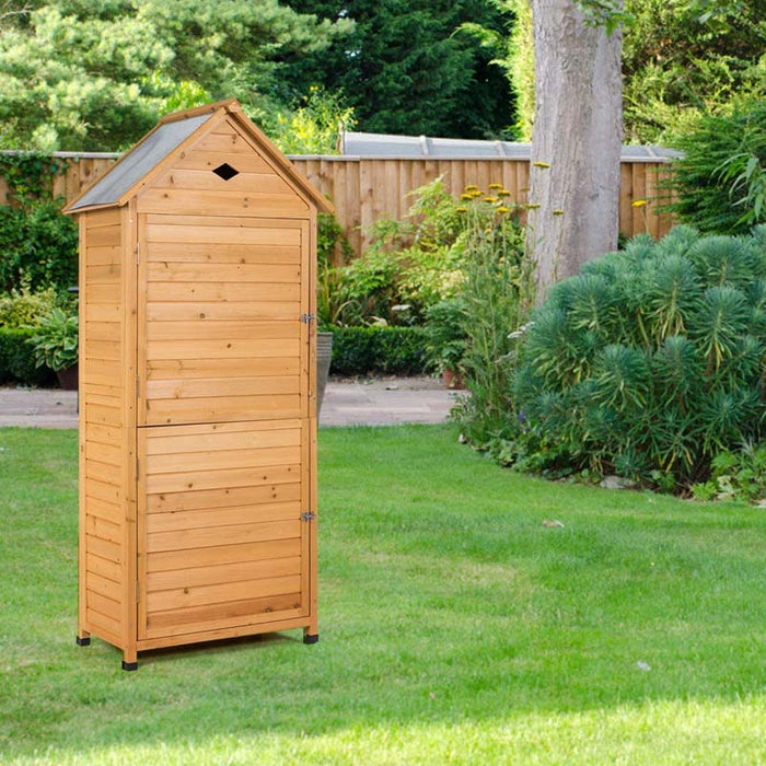 70 Inch Wood Outdoor Storage Shed Sale, Price & Reviews - Eletriclife